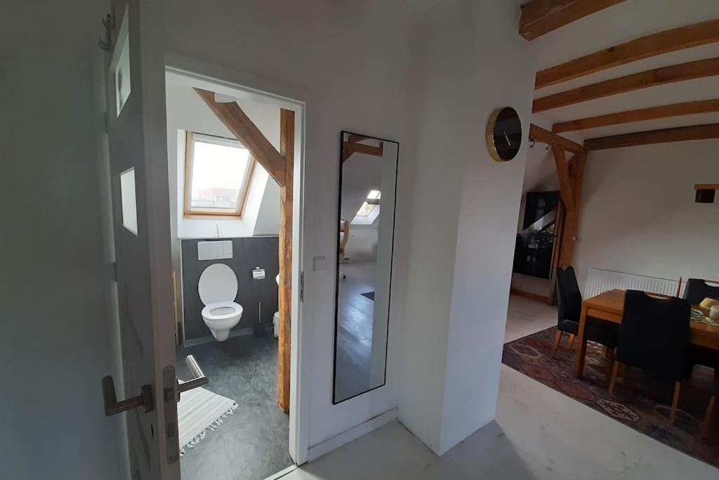 Gemuetliche Wohnung In Burg Burg bei Magdeburg Dış mekan fotoğraf