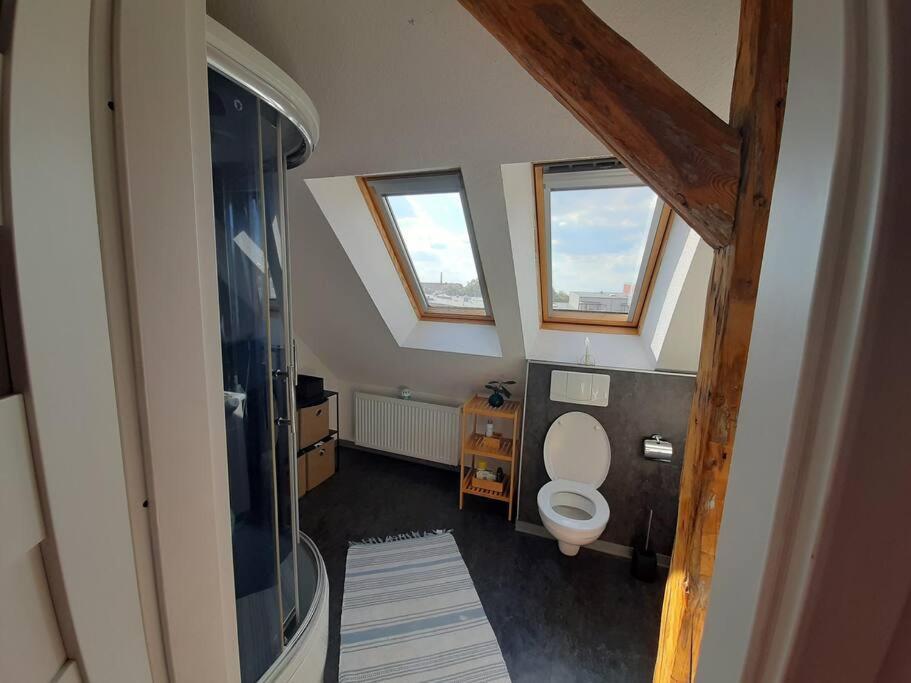 Gemuetliche Wohnung In Burg Burg bei Magdeburg Dış mekan fotoğraf