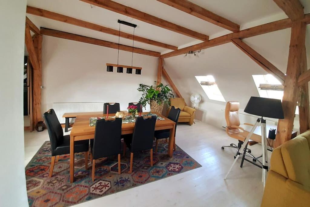 Gemuetliche Wohnung In Burg Burg bei Magdeburg Dış mekan fotoğraf