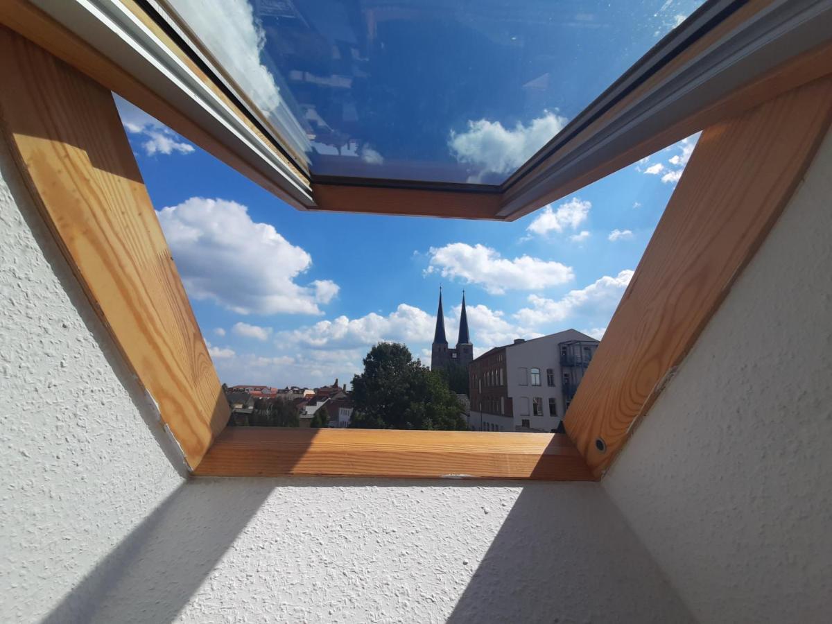 Gemuetliche Wohnung In Burg Burg bei Magdeburg Dış mekan fotoğraf